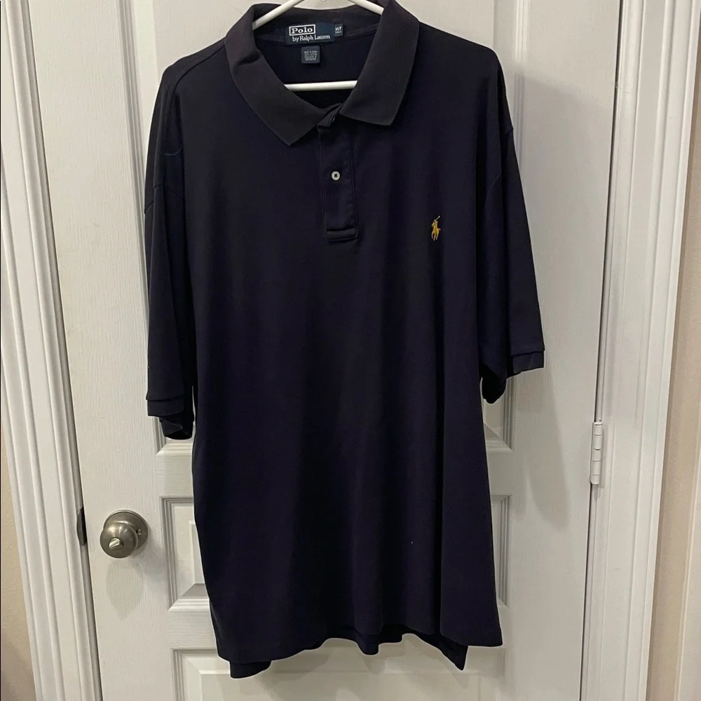 Polo by Ralph Lauren Men's Navy Polo Shirt - Picture 1 of 4